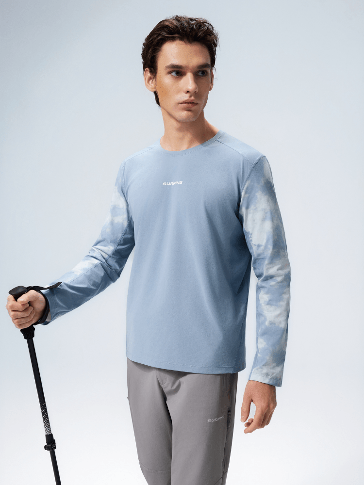 Surpine Cloud Tie-dye Shirt - Men's