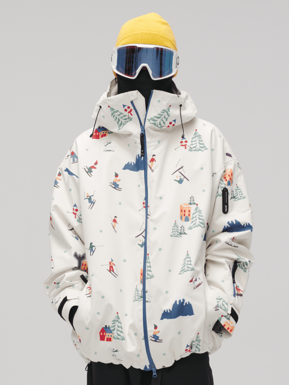 Winter Ticket 3L Canvas Peak Baggy Ski Jacket [Limited Region]