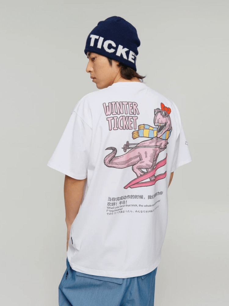 Winter Ticket Pink Rex T-Shirt - Unisex