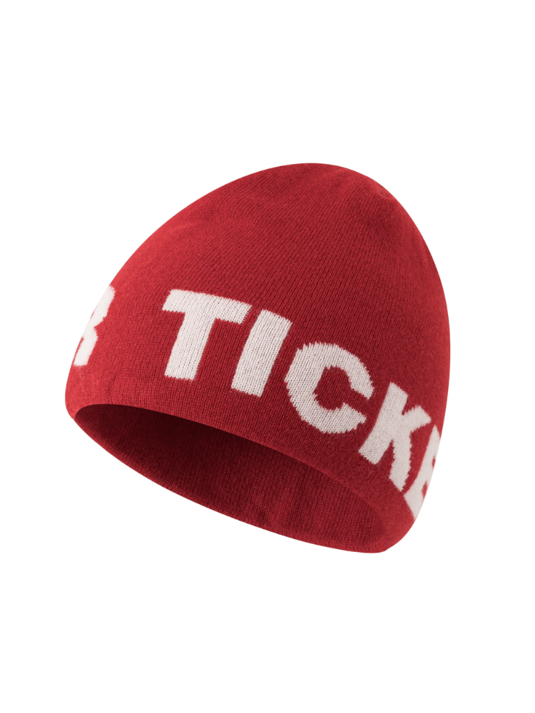 Winter Ticket Wraparound Logo Merino Wool Beanie