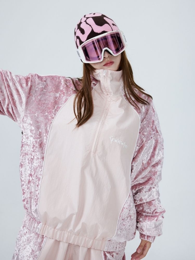 Zenventure White 3L Velvet Sparkle Snow Suit - Unisex